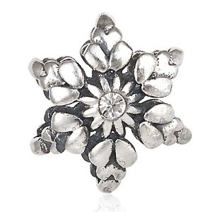 Pandora Crystal Snowflake Charm