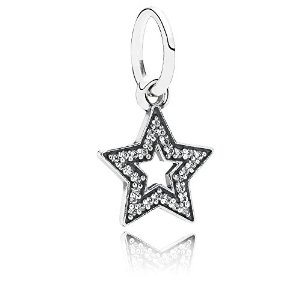 Pandora Cubic Zirconia Pearl Symbol Of Aspiration Pendant Charm image