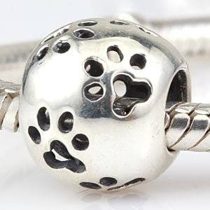 Pandora Cut Outs Paw Print Charm