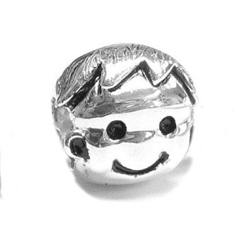 Pandora Cute Baby Boy Face Charm image