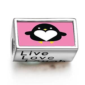 Pandora Cute Black Penguin Photo Charm image