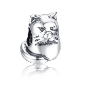Pandora Cute Kitty Cat Charm image