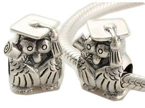 Pandora Cute Owl Sterling Silver Charm