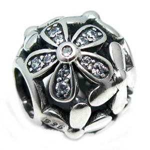 Pandora Daisy Violet Austrian Crystal Charm image