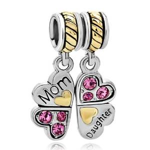 Pandora Dangle Butterfly With Clear Rhinestones Charm