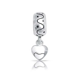 Pandora Dangle Heart Swirl Charm image