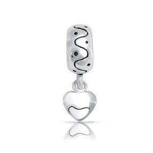 Pandora Dangle Heart Swirl Charm