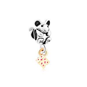 Pandora Dangle Little Mouse Crystal Charm