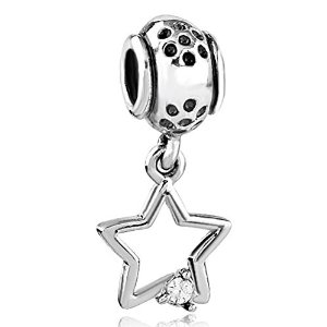 Pandora Dangle Open Crystal Star Charm