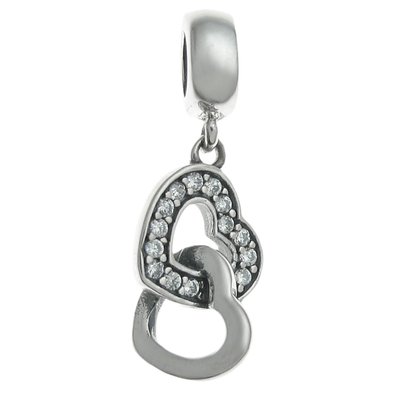 Pandora Dangle Symbol Of Love Crystal Heart Charm image