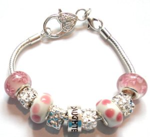 Pandora Daughter Pink Birthday Bracelet Charm image