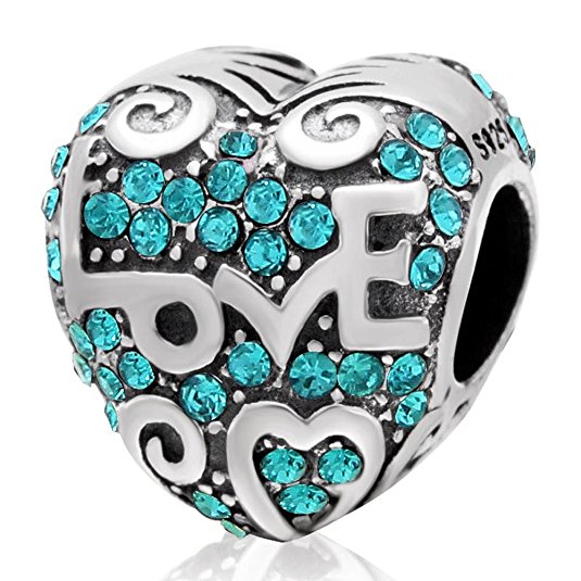 Pandora December Birthstone Blue Paved Crystal Charm image