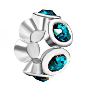 Pandora December Birthstone Sapphire Crystal Charm image