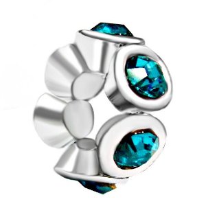 Pandora December Birthstone Sapphire Crystal Charm