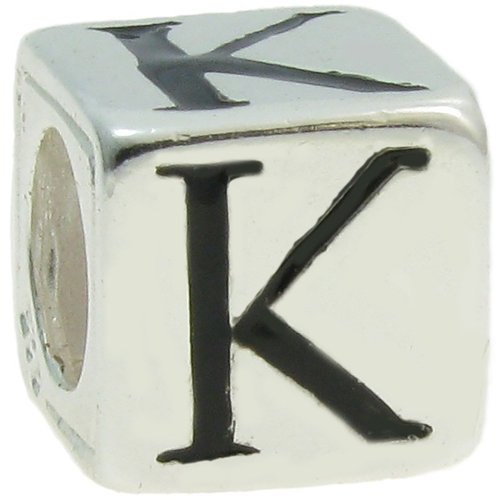 Pandora Dice Alphabet K Charm