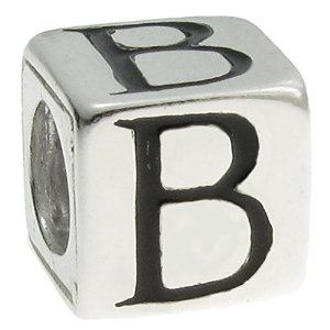 Pandora Dice Cube Letter B Charm image