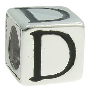 Pandora Dice Cube Letter D Charm image