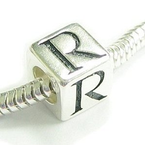 Pandora Dice Cube Letter R Charm image