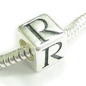 Pandora Dice Cube Letter R Charm