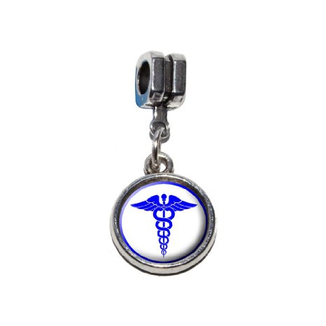 Pandora Doctors Caduceus Symbol Charm image