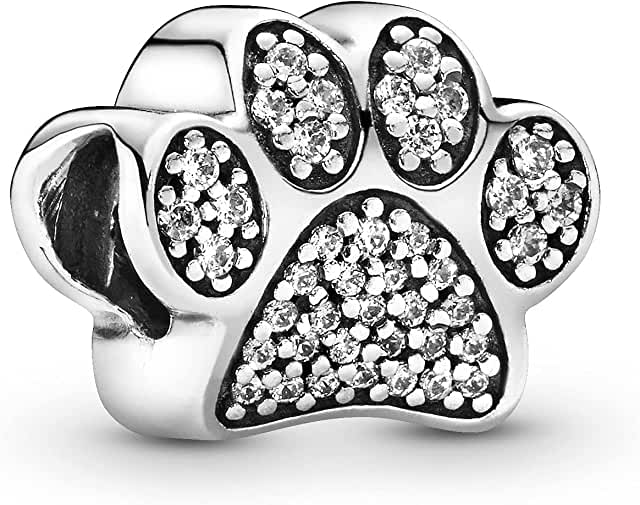 Pandora Dog Paw Print Clip On Charm