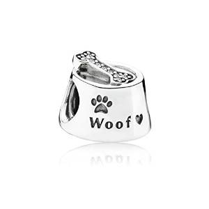 Pandora Dogbowl Woof Charm