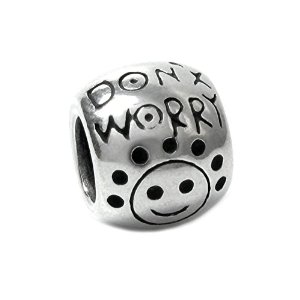 Pandora Dont Worry Be Happy Smiley Face Charm