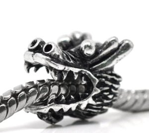 Pandora Dragon Head Charm image