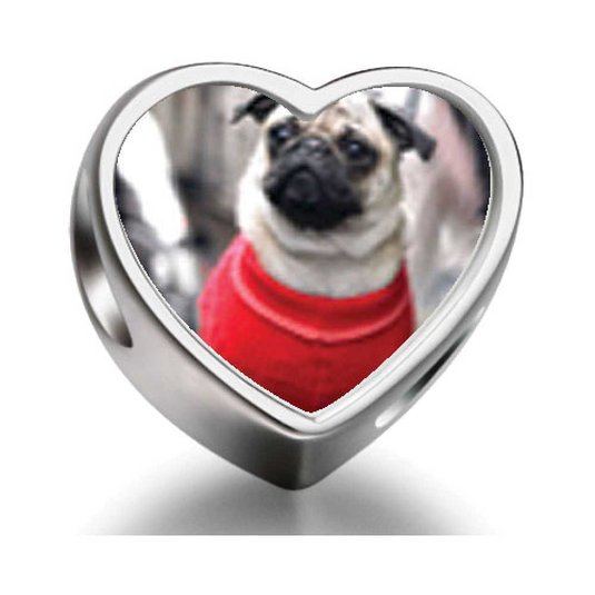Pandora Dressed Up Pug Photo Charm image