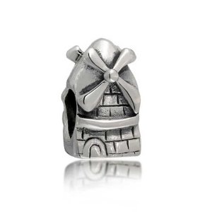 Pandora Dutch Windmill Tower Travel Charm