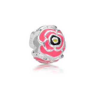 Pandora Easter Pink Enamel Flower Charm