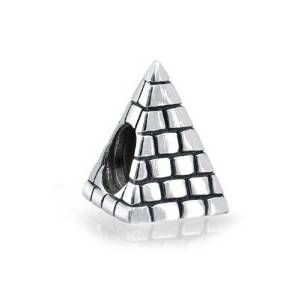 Pandora Egyptian Pyramid Silver Charm