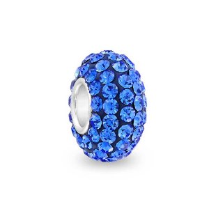 Pandora Electric Blue Swarovski Crystal Charm