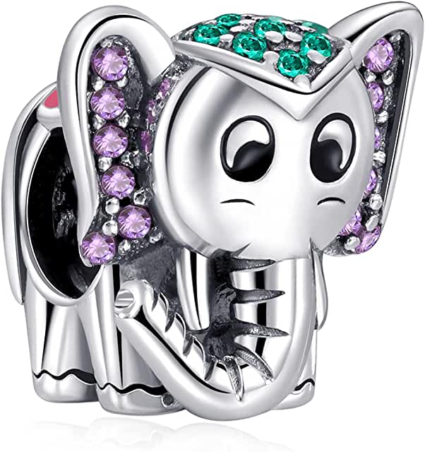 Pandora Elephant Silver Charm image