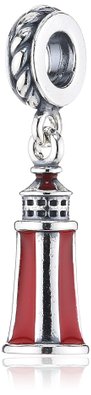 Pandora Enamel Dangle Lighthouse Charm image