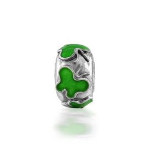 Pandora Enamel Green Butterfly Charm image