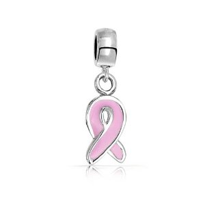 Pandora Enamel Pink Ribbon Charm