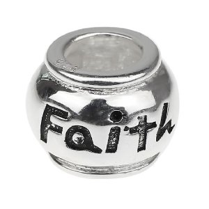 Pandora Engraved Letters Faith Charm image