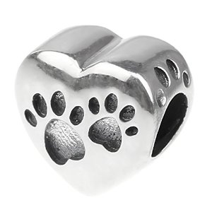 Pandora Engraved Puppy Dog Paw Charm image