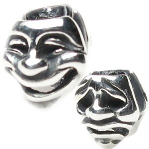 Pandora Faces Theatre Mask Charm image