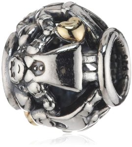 Pandora Family Forever Two Tone Heart Charm