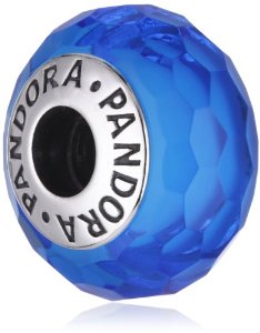 Pandora Fascinating Aqua Blue Silver Charm image