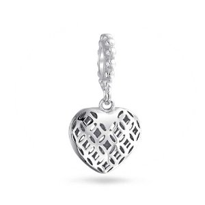 Pandora Filigree Dangle Heart Charm image