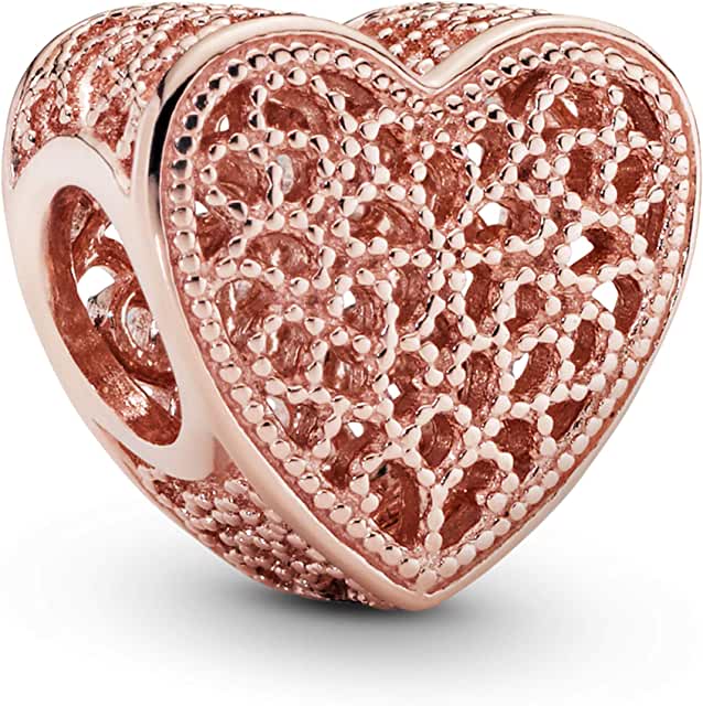 Pandora Filigree Heart Clip On Charm