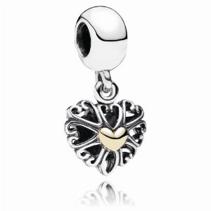 Pandora Filled With Love Heart Charm image