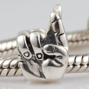 Pandora Fingers Crossed Good Luck Charm image