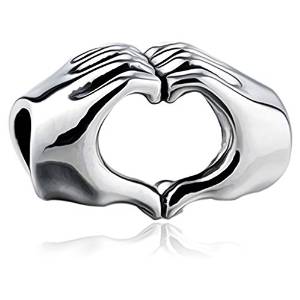 Pandora Fingers Making Heart Charm image