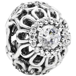 Pandora Floral Brilliance Clear Cz Charm