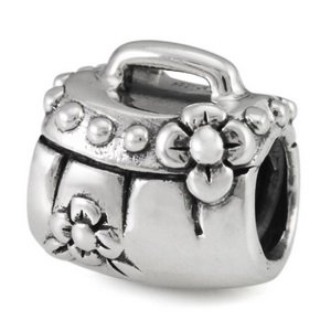 Pandora Flower Handbag Charm