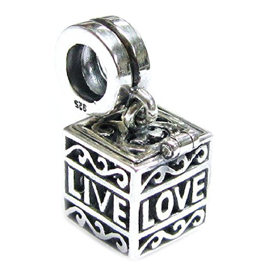 Pandora Flower Live Love Laugh Heart Charm